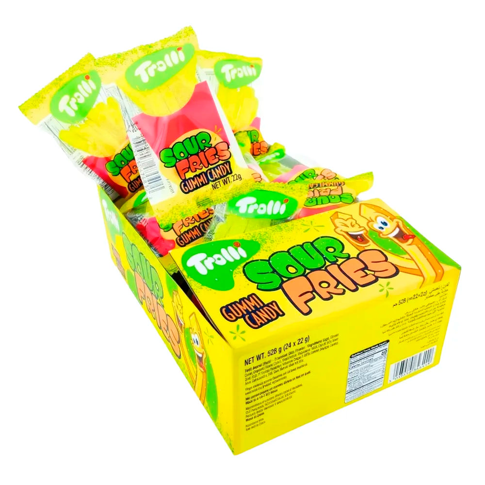 Trolli Fries Exotic Mini Candy 24 Pack