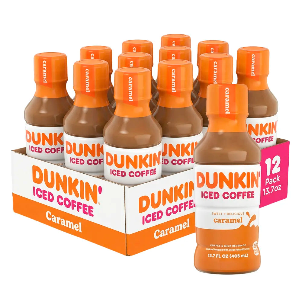 Dunkin' Ice Caramel 13.7oz - 12ct