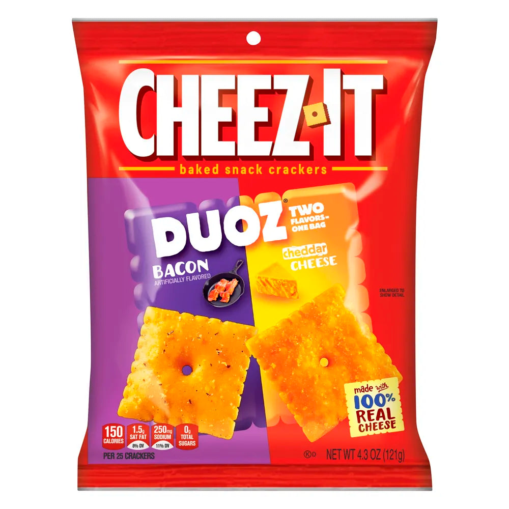 Cheez-It Duoz Bacon Cheddar Cheese 4.3oz