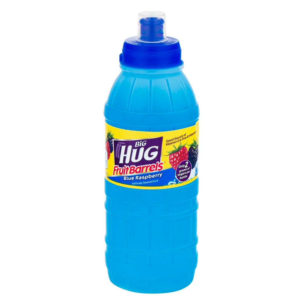 Big Hug Fruit Barrel Blue Raspberry Drink 16oz - 24ct