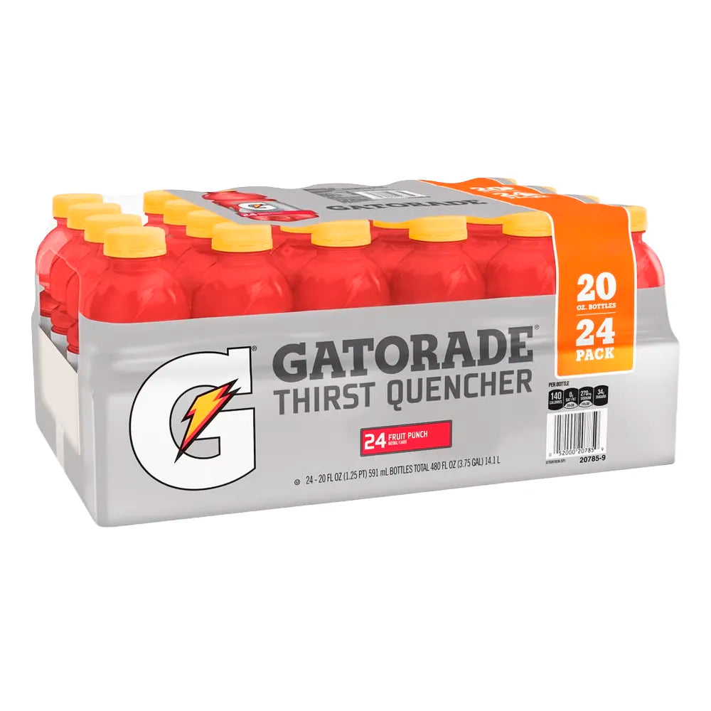 Gatorade Fruit Punch 20oz - 24ct