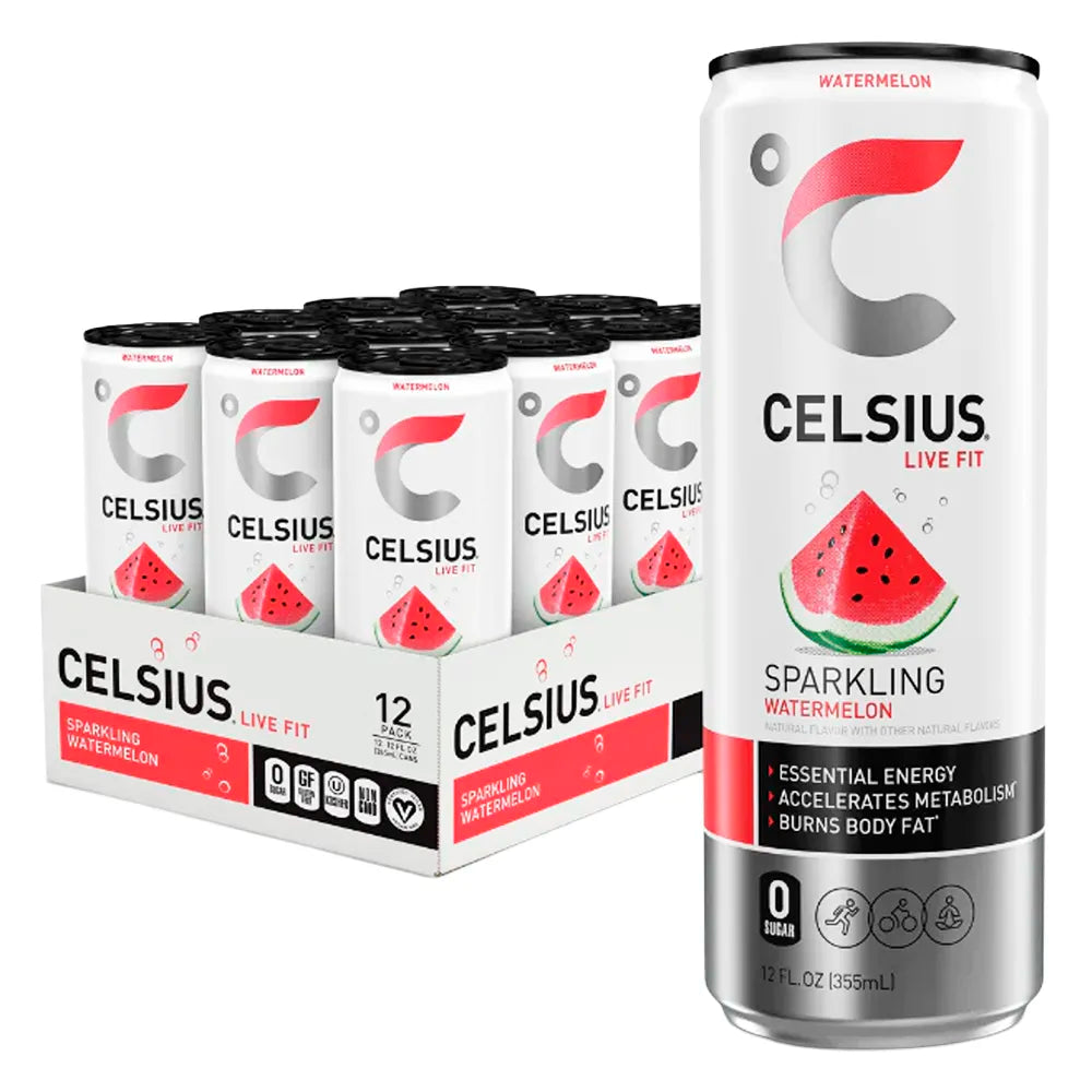 Celsius Watermelon Sparkling 12oz - 12ct
