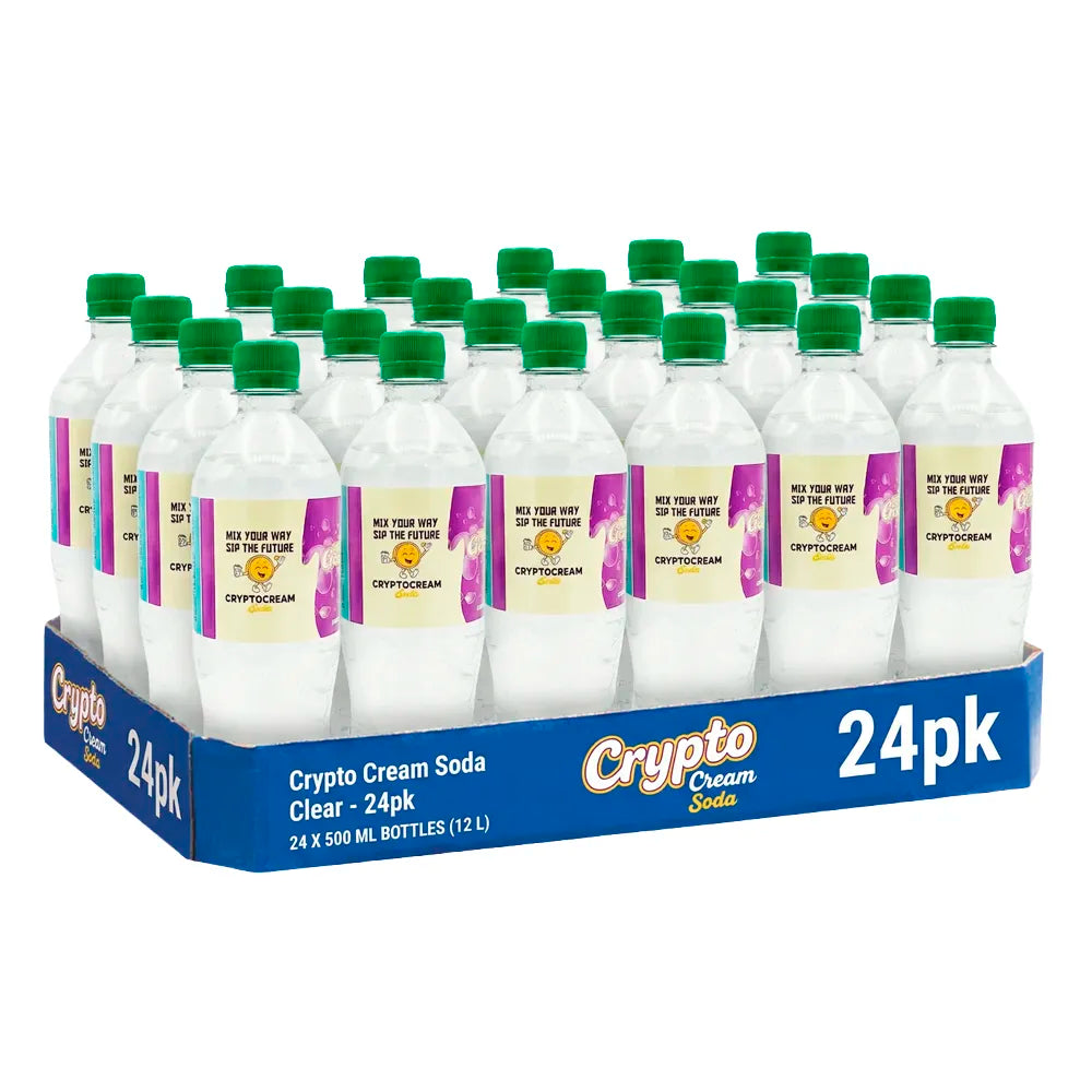 Crypto Cream Soda Clear - 24pk