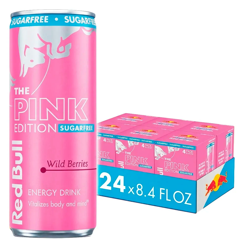 Red Bull Sugar Free Pink Edition 8.40oz - 24ct