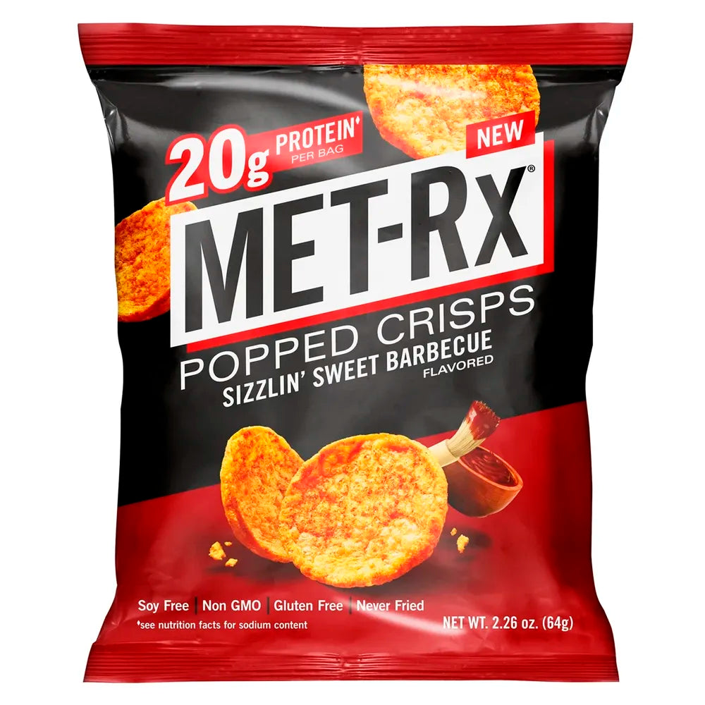 MET-RX Popped Crisps Sweet Barbecue 2.26oz