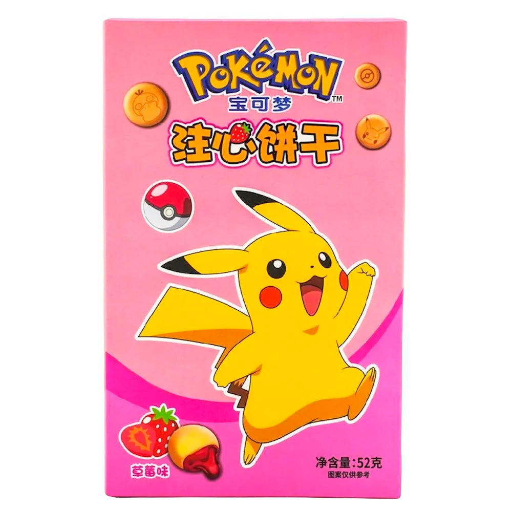 Pokemon Strawberry Cookies
