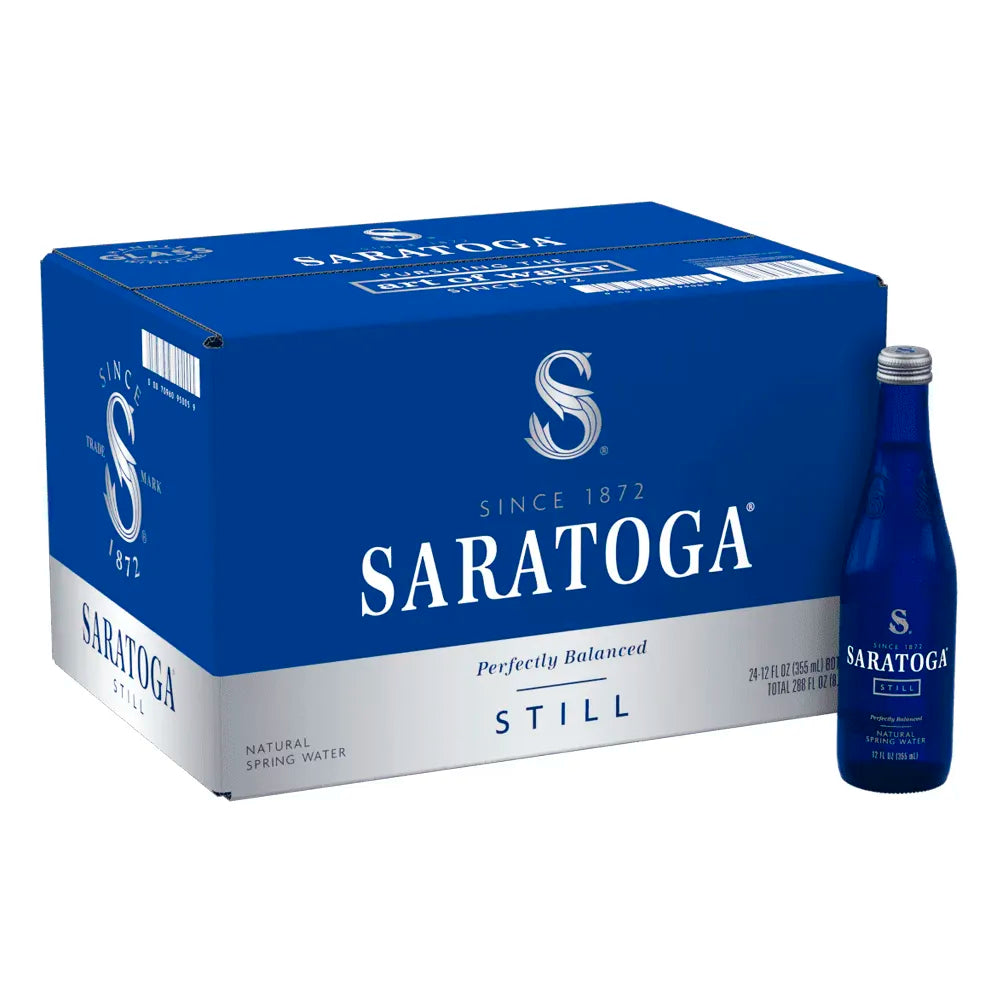 Saratoga Natural Spring Water 12oz - 24ct