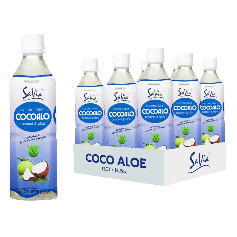 Savia Aloe Coconut With Lychee Drink 16.9oz - 12ct