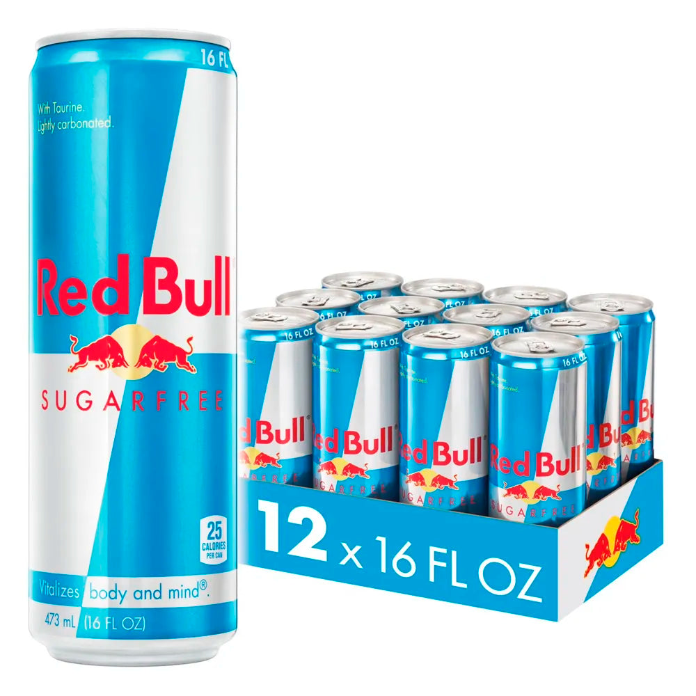 Red Bull Sugar Free Energy Drink 16oz - 12ct