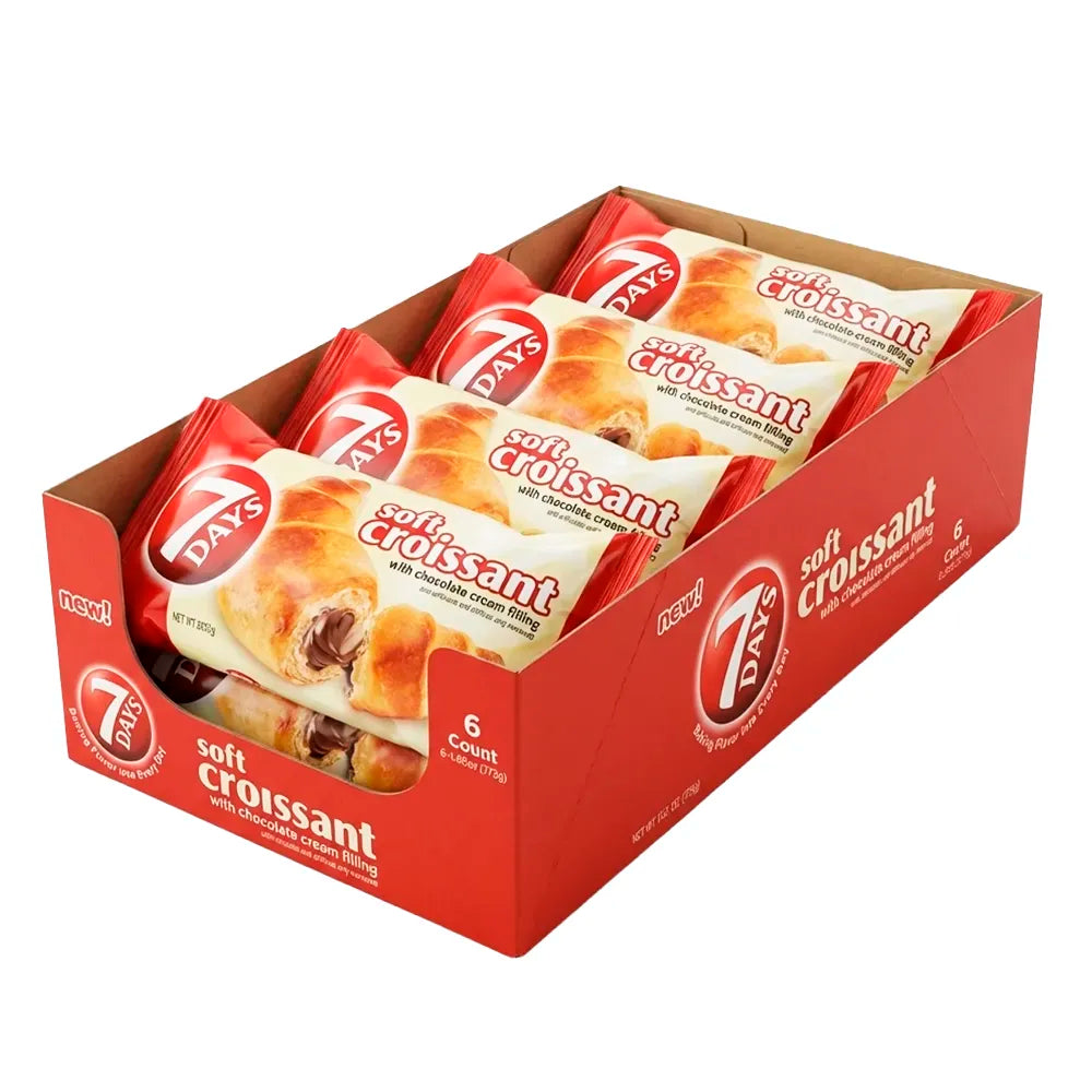 7 Days Chocolate Croissant 2.65oz - 6ct