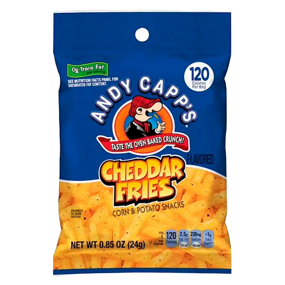 Andy Capp's Cheddar Flavored Fries 0.85oz - Single Bag
