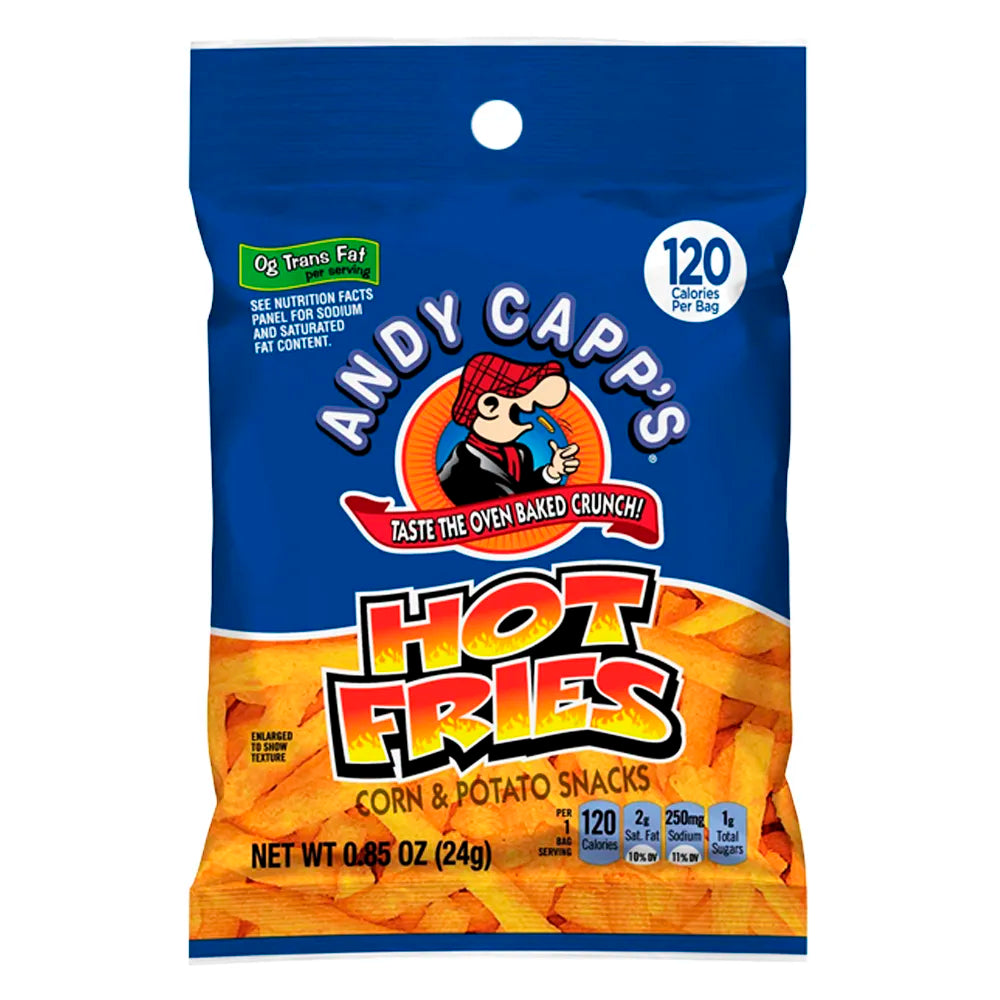 Andy Capp's Hot Fries Snack 0.85oz - Single Bag