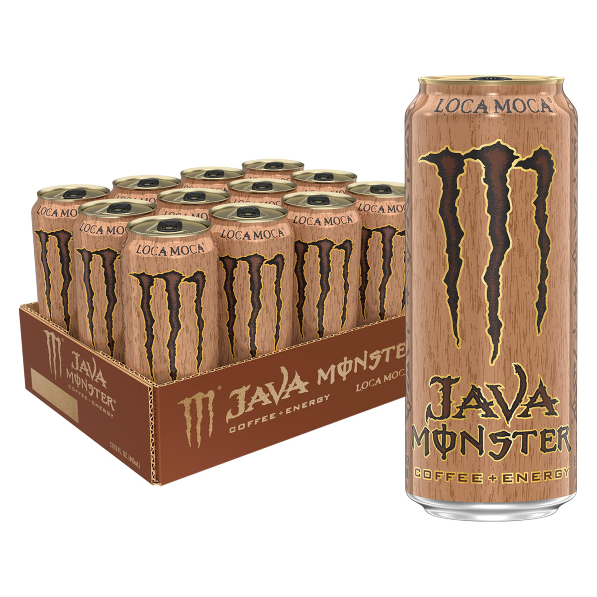 Monster Energy Java Loca Moca Coffee + Energy Drink 15oz - 12ct