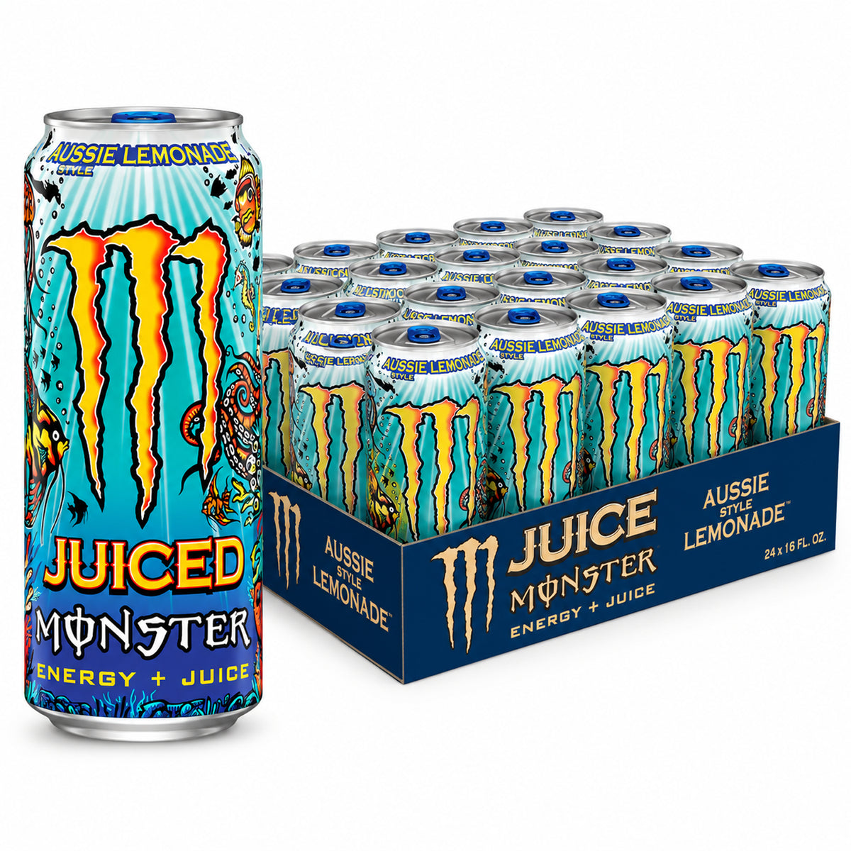 Monster Energy Juice Aussie Lemonade 16oz - 24ct