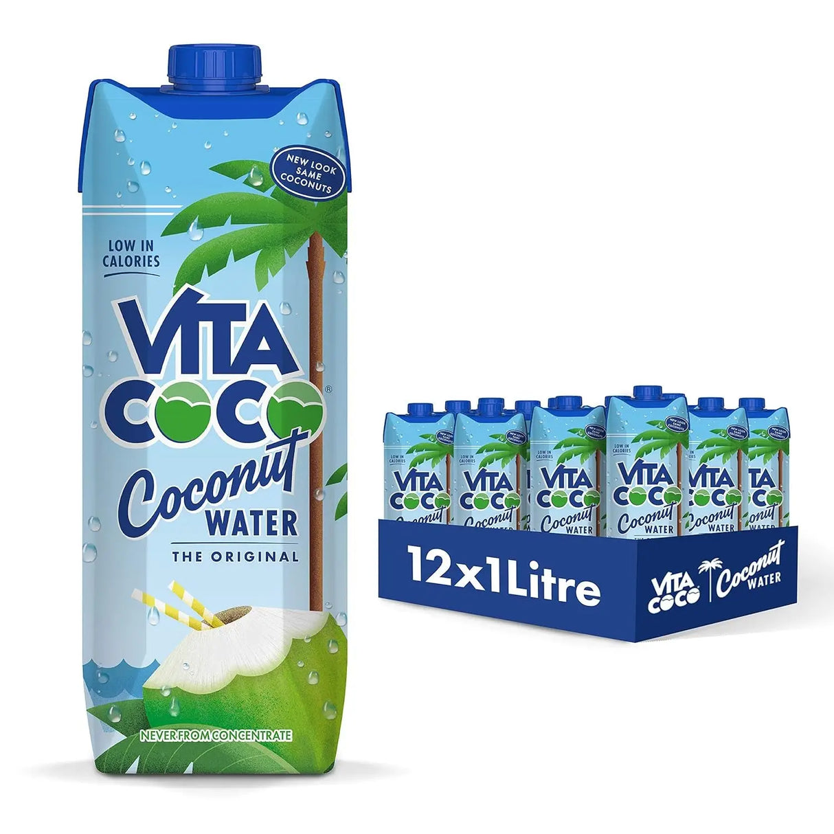 Vita Coco Coconut Water 1 Liter - 12pk