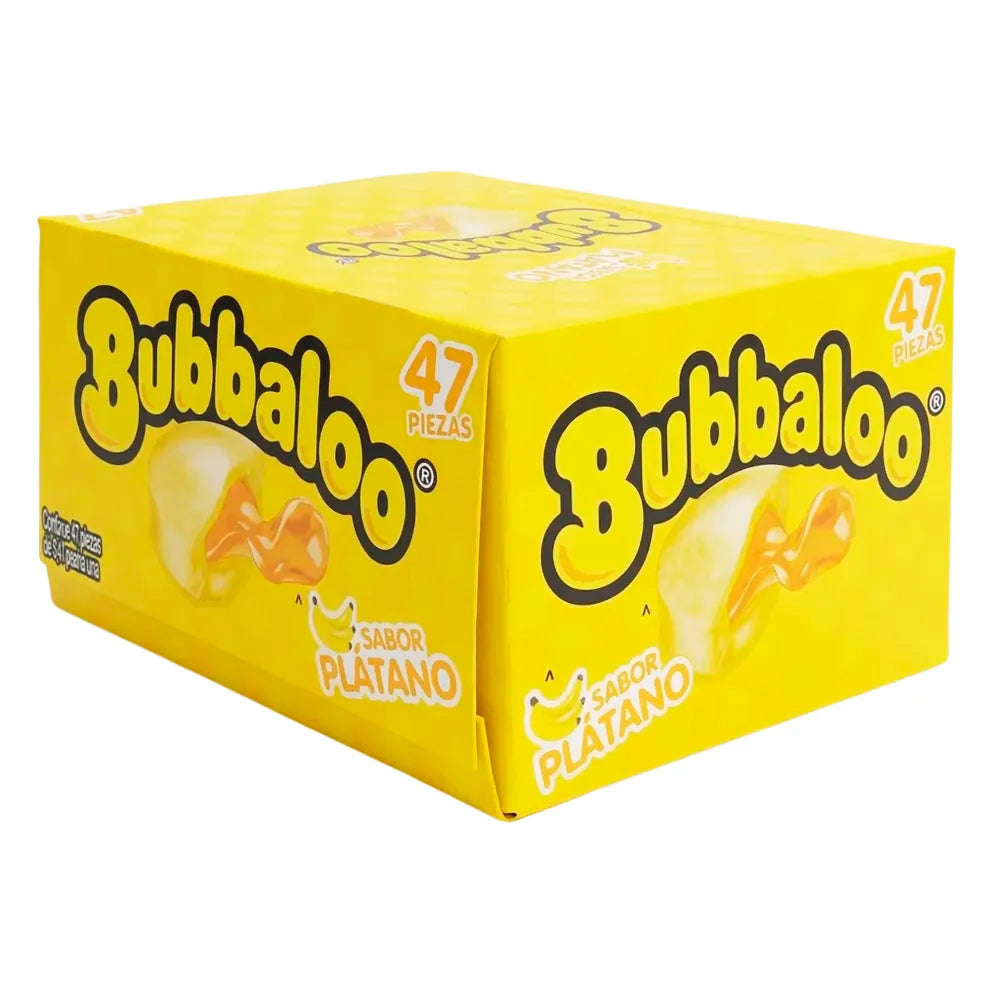 Bubbaloo Gum Platano - 47ct
