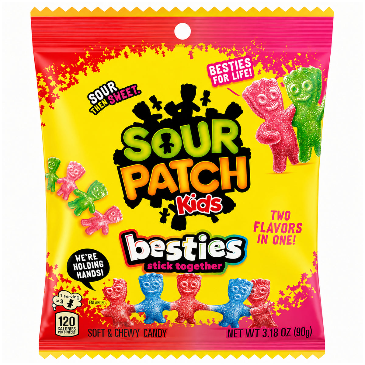 Sour Patch Kids Besties 3.18oz Peg - Single