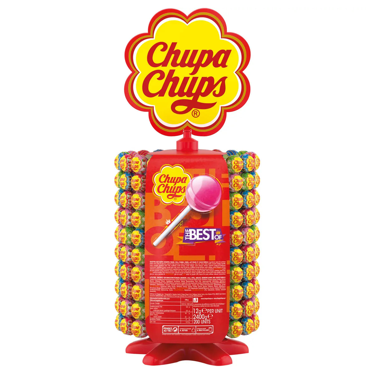 Chupa Chups The Best of Wheel - 200ct