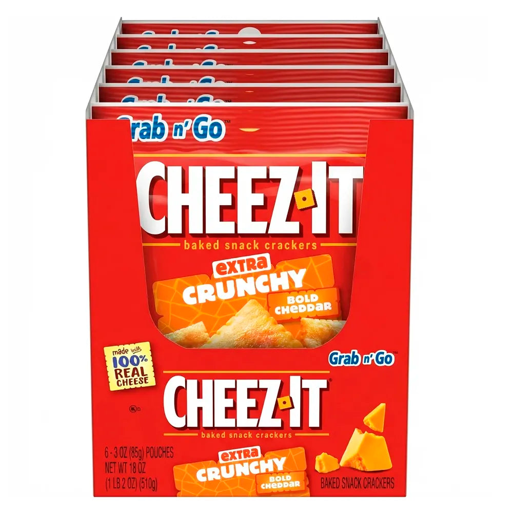 Cheez-It Extra Crunchy Bold Cheddar Large 3oz - 6ct