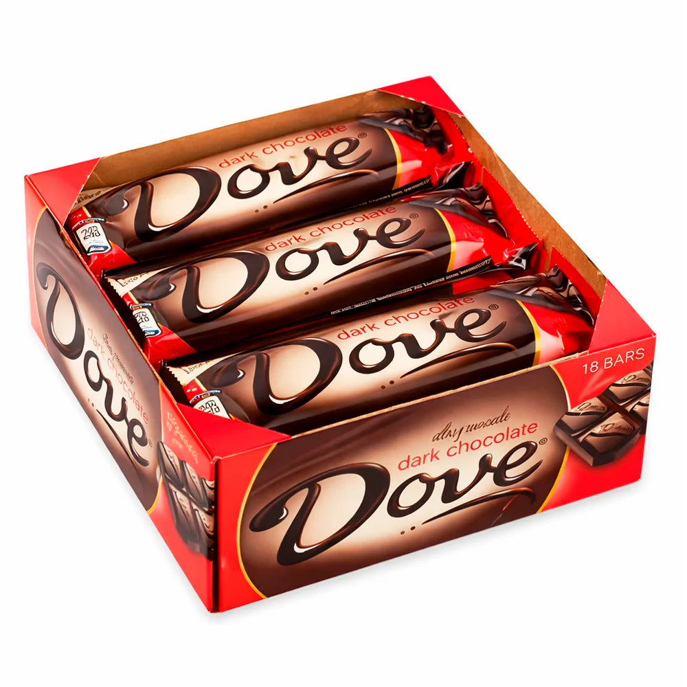Dove Dark Chocolate (Red) Regular 1.44oz - 18ct