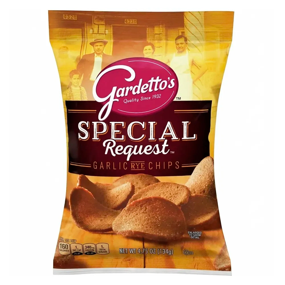 Gardetto's Roasted Garlic Rye Chips 4.75oz - Single