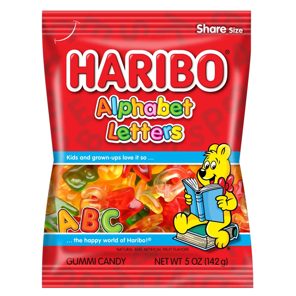 Haribo Alphabet Letters 5oz - Single