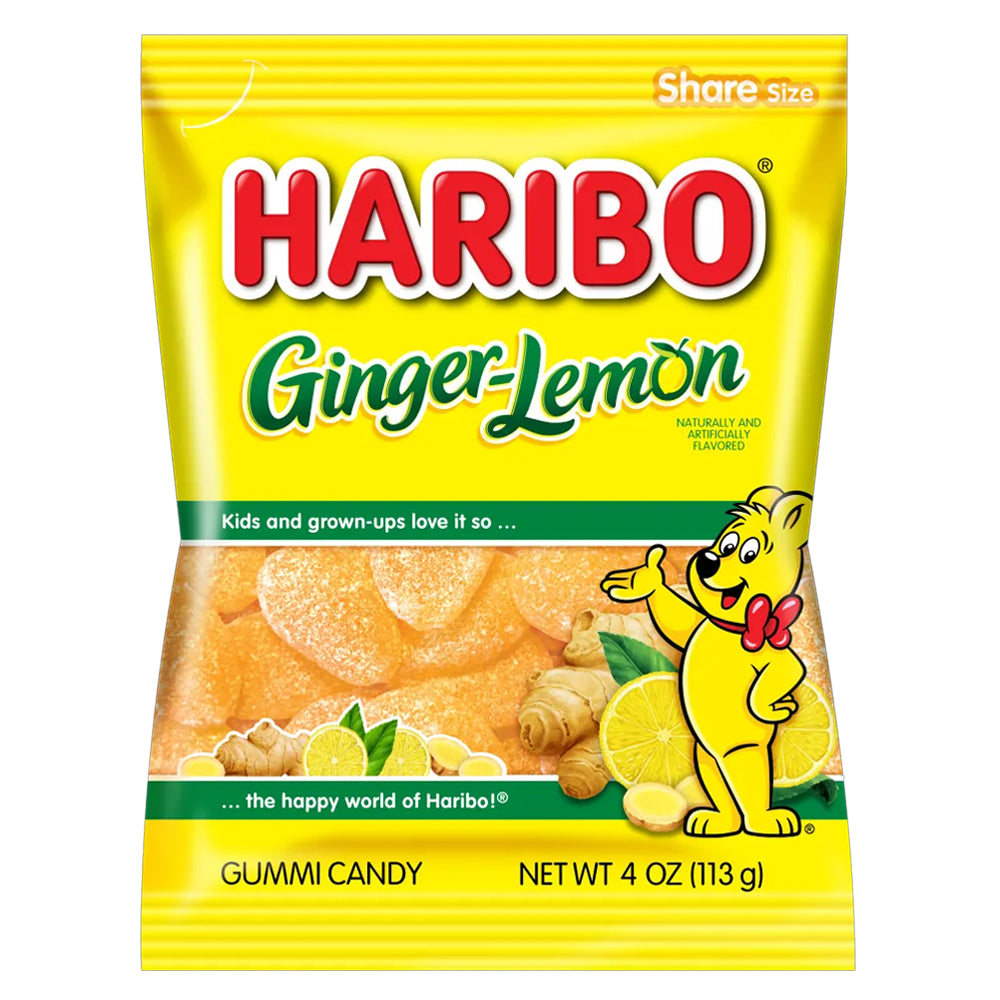 Haribo Ginger Lemon 4oz - Single