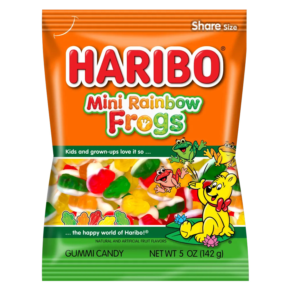 Haribo Mini Rainbow Frogs 5oz - Single