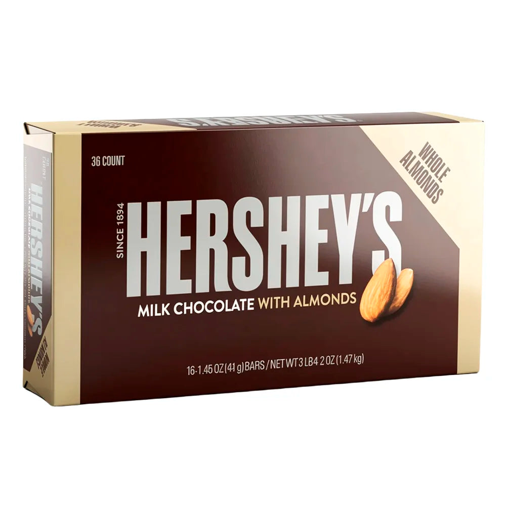 Hershey's Almond Regular 1.45oz - 36ct
