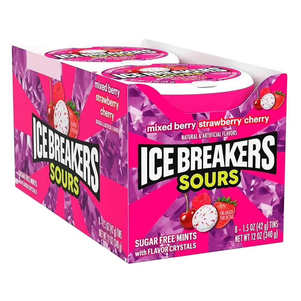 Ice Breakers Berry Sours Tin 1.5oz - 8ct