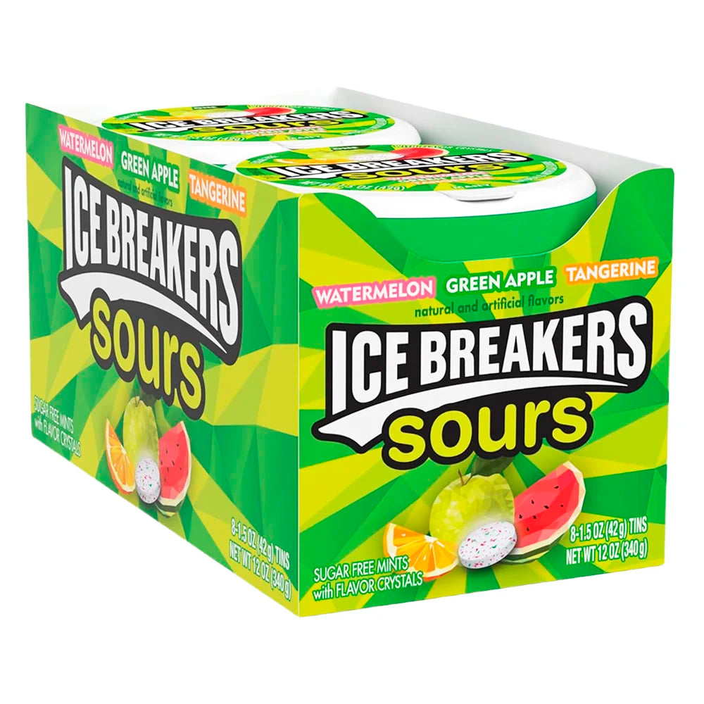 Ice Breakers Sour Fruit Tin 1.5oz - 8ct