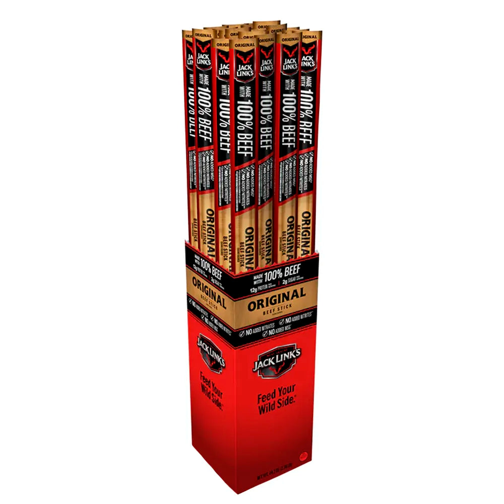 Jack Link's 100% Original Beef Stick - 24ct