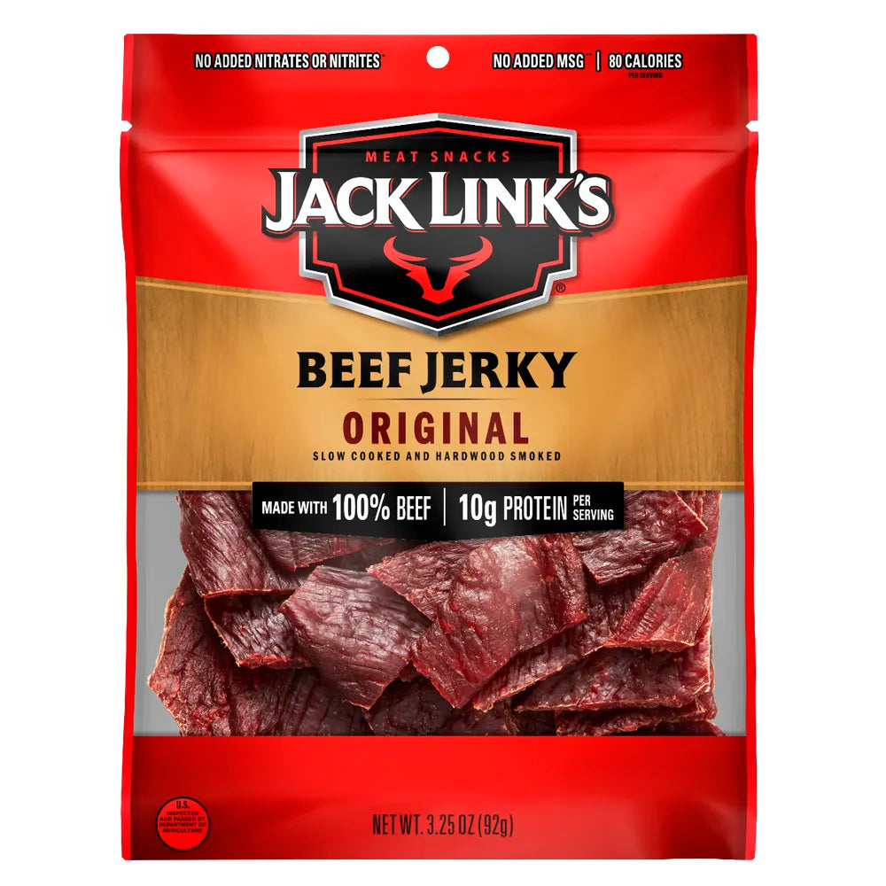 Jack Link's Beef Jerky Original 3.25oz - Single