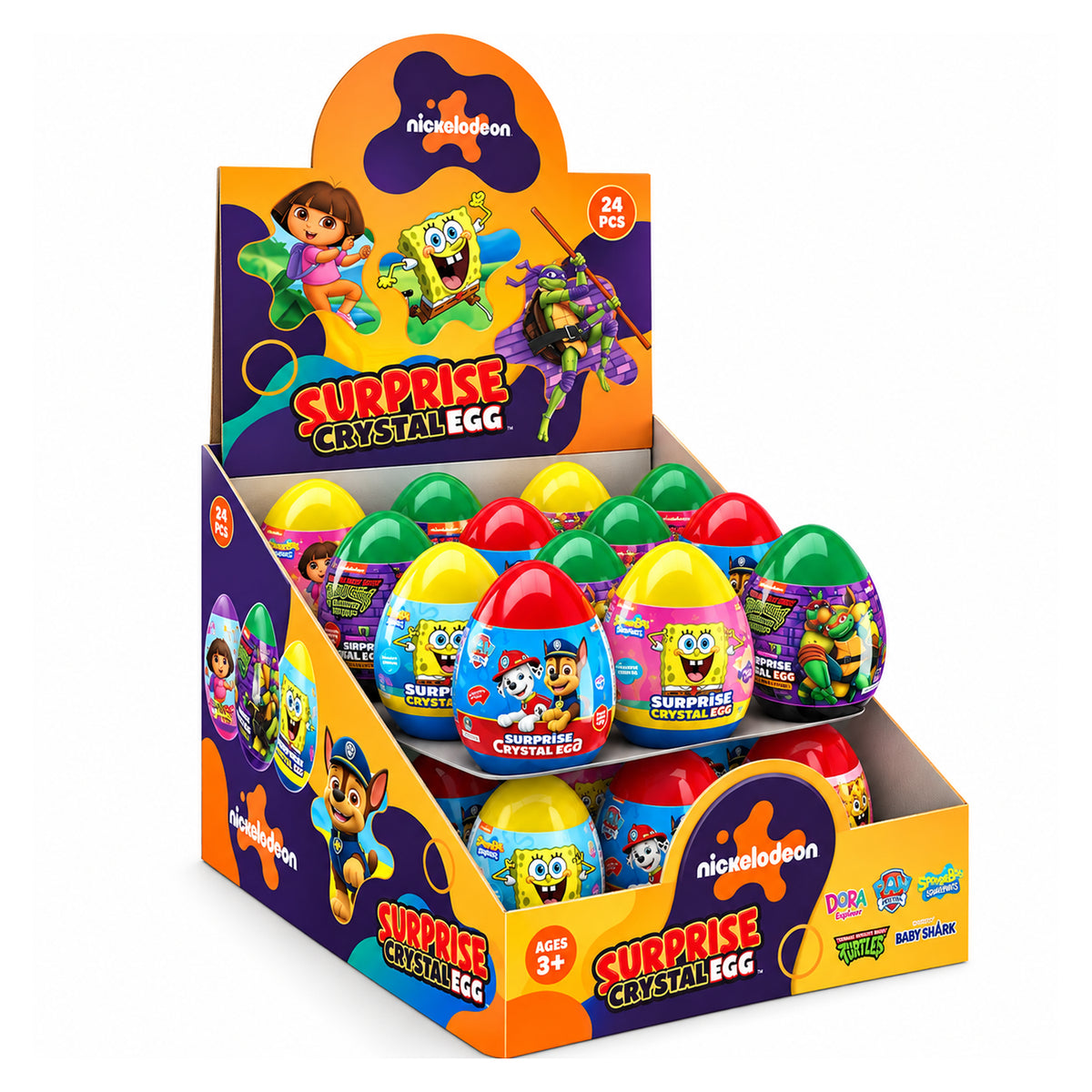 Kandiz Nickelodeon Surprise Crystal Egg 16g - 24ct