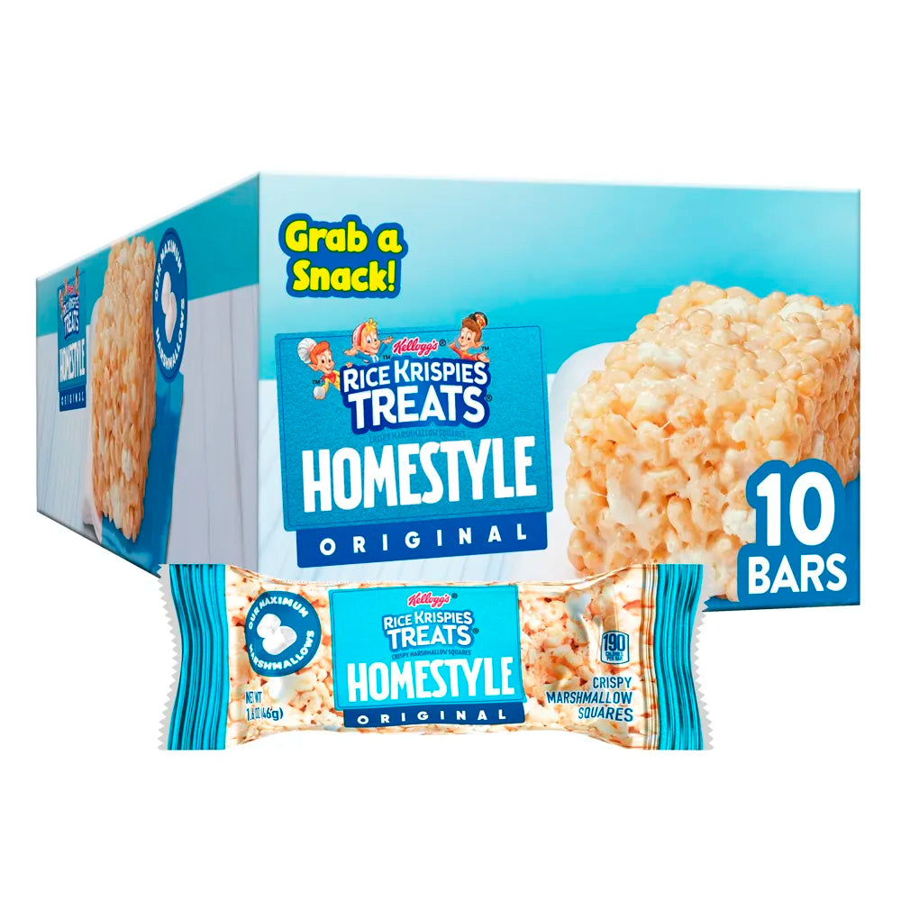 Kellog's Rice Krispies Treats Homestyle 1.6oz Original - 10ct