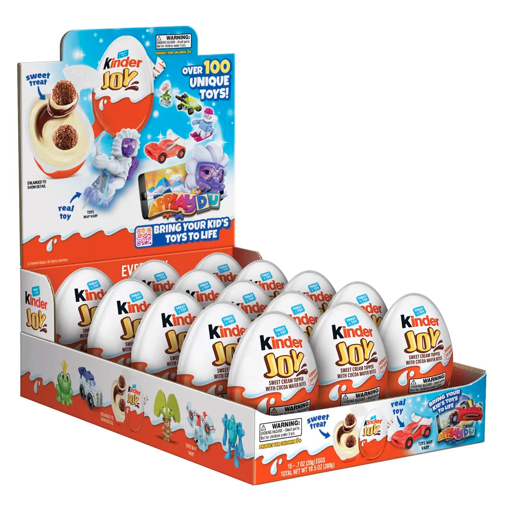 Kinder Joy Treats With Toy .7oz - 15ct