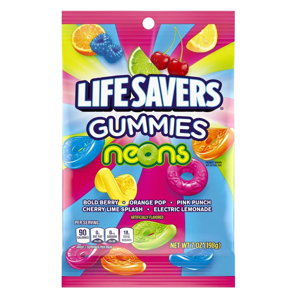Life Savers Gummy Neon Gummies 7oz - Single