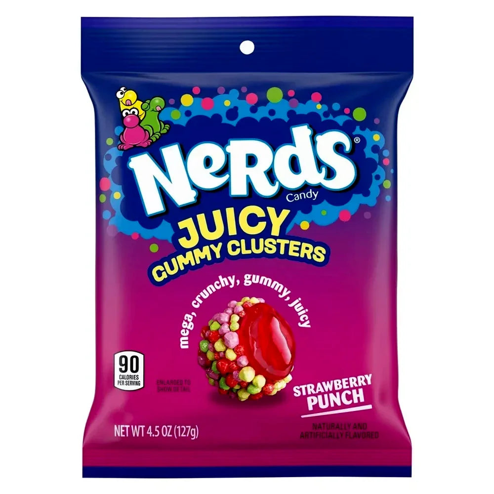 Nerds Gummy Clusters Strawberry Punch 4.5oz - Single