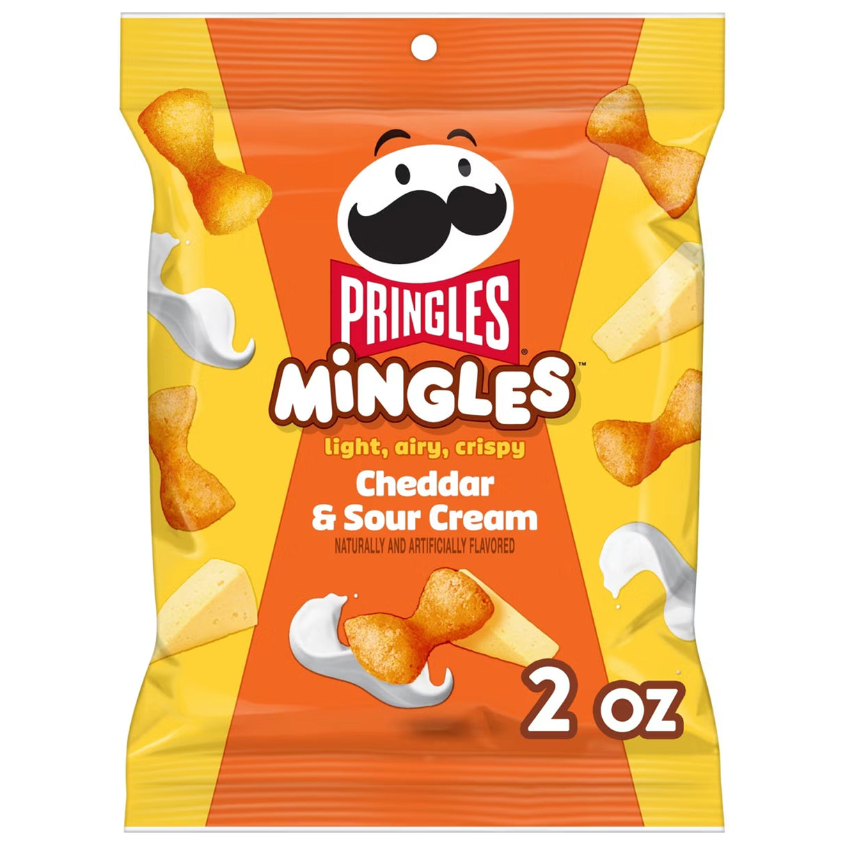 Pringles Mingles Cheddar & Sour Cream 2oz Peg
