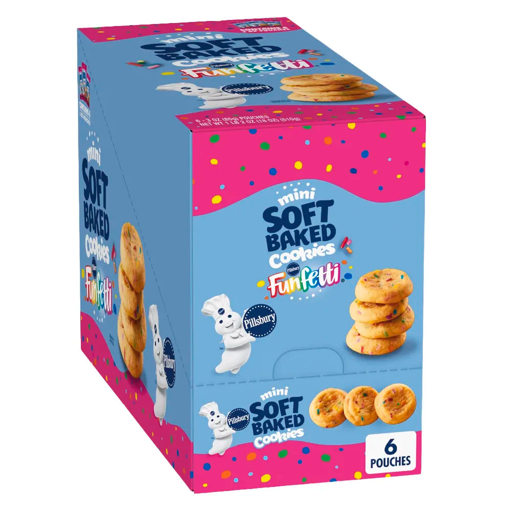 Pillsbury Mini Funfetti Soft Baked 3oz - 6ct