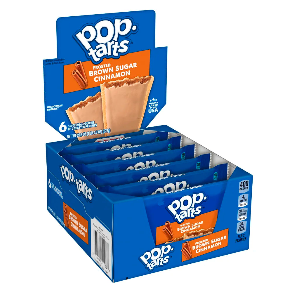 Pop-Tarts Frosted Brown Sugar Cinnamon 3.3oz - 6ct