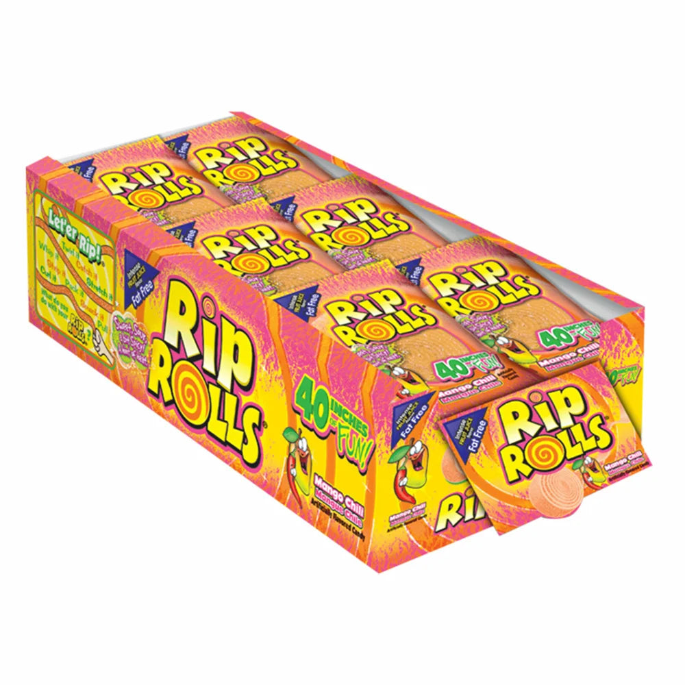 Rip Rolls Mango Chili 1.4oz - 24ct