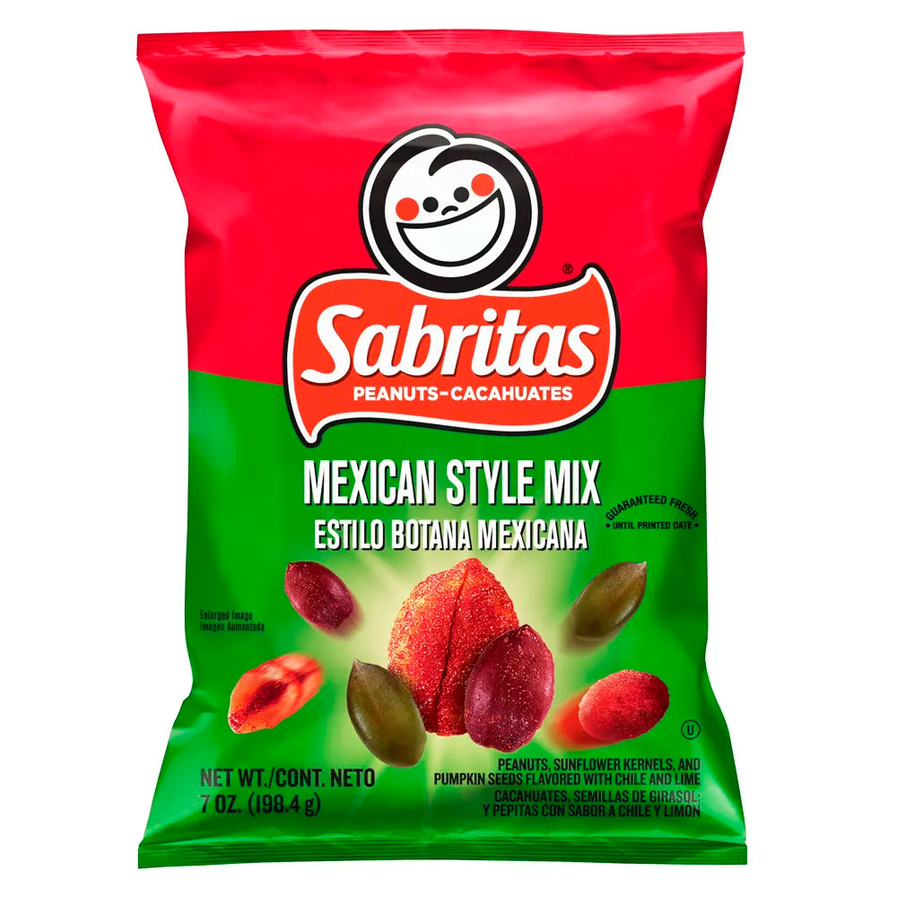 Sabritas Peanuts Cacahuates Botana Mexicana 7oz