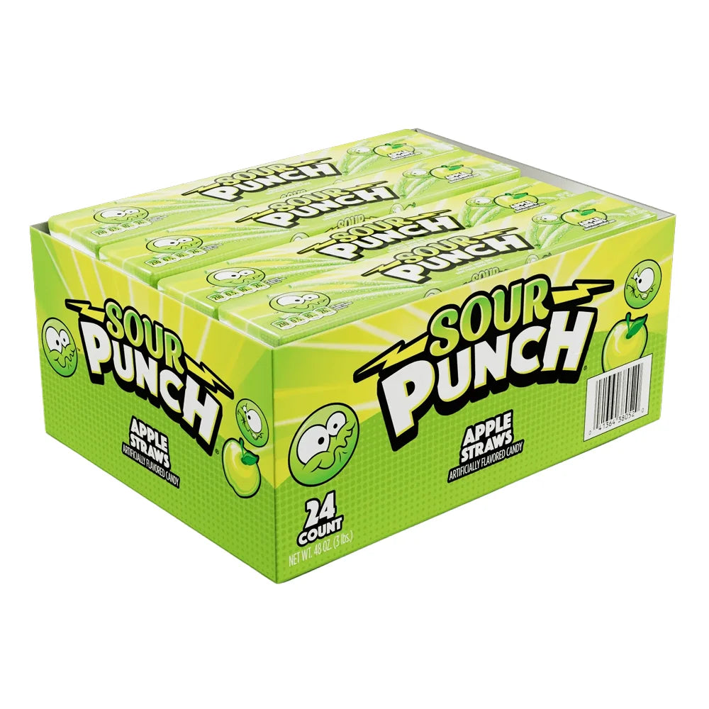 Sour Punch Apple Regular 48oz - 24ct