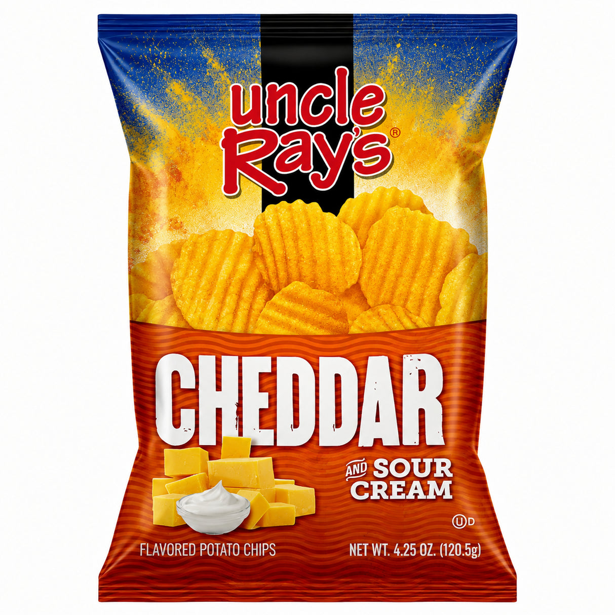Uncle Ray's Sour Cream & Cheddar Potato Chips 4.25oz