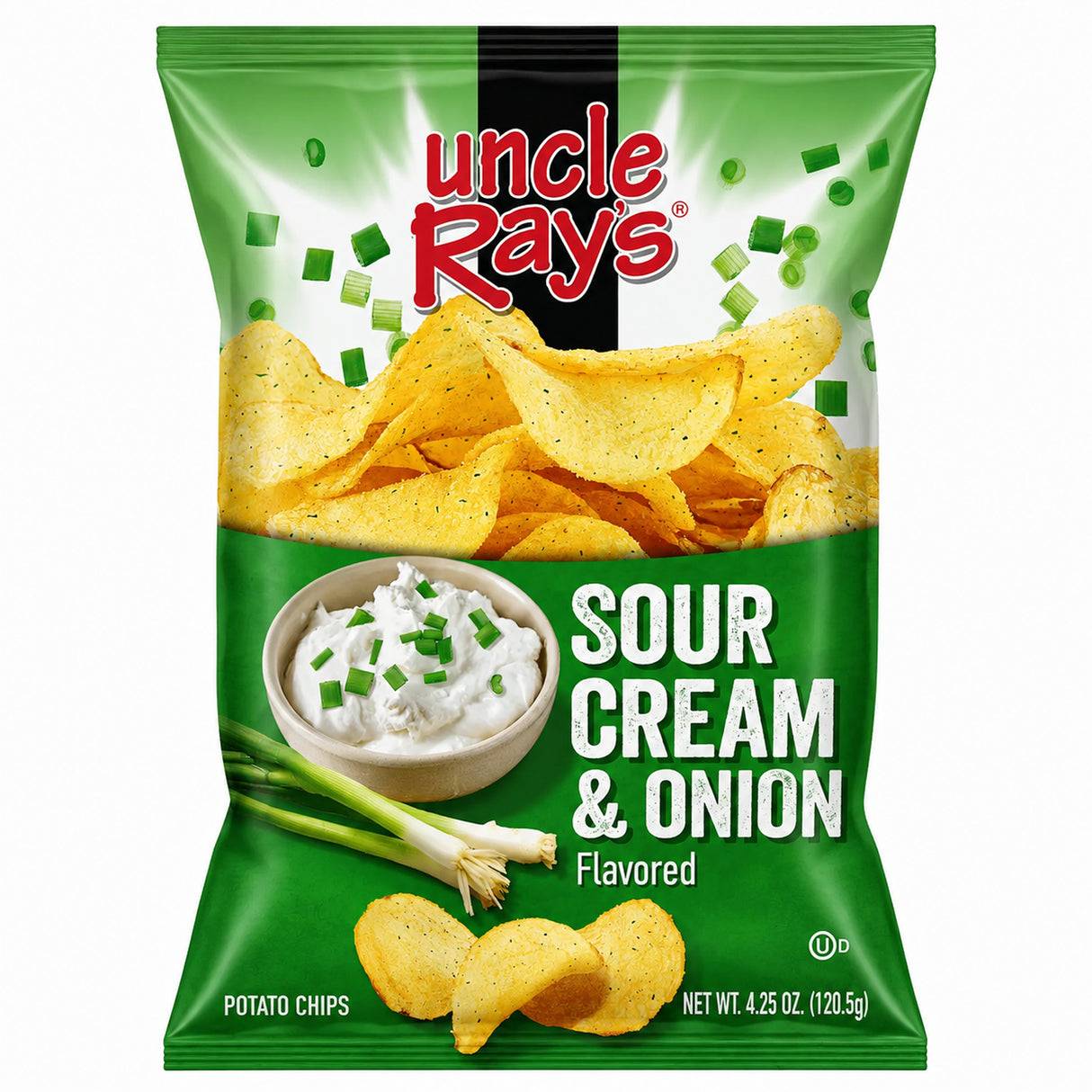 Uncle Ray's Sour Cream & Onion Potato Chips 4.25oz