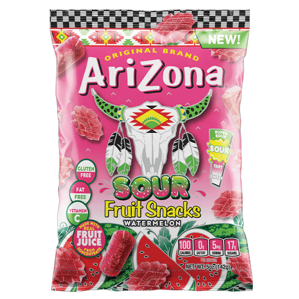 Arizona Sour Watermelon Fruit Snacks 5oz - Single