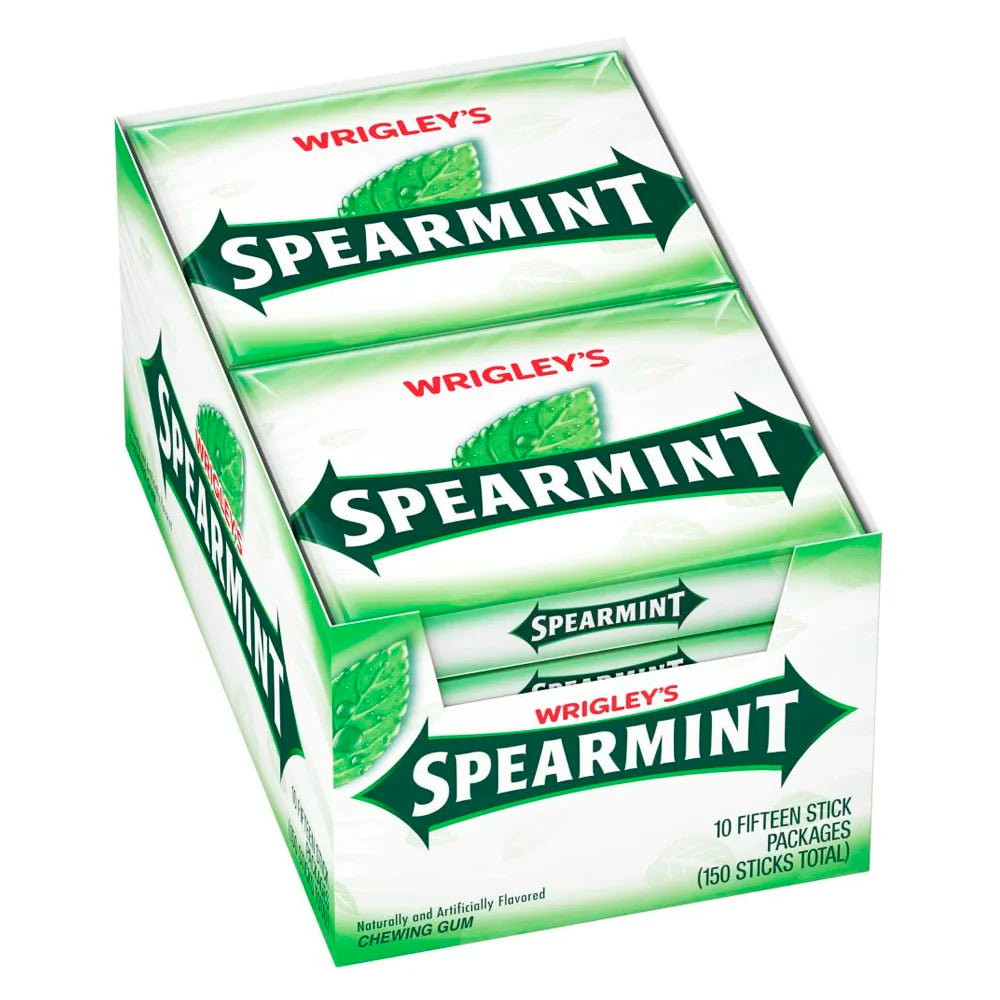 Wrigley's Pty Spearmint - 10ct