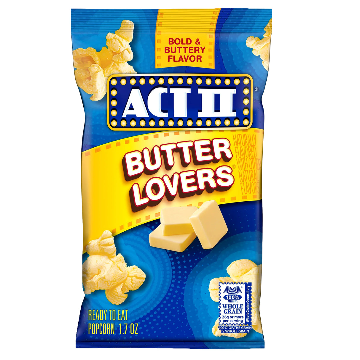 Act II Butter Lovers Popcorn 1.7oz Peg