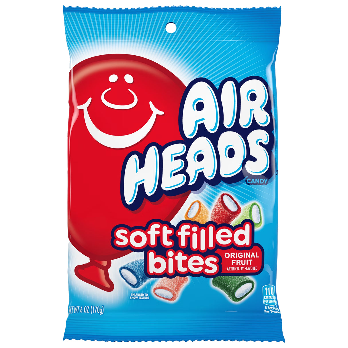 Airheads Soft Filled Bites 6oz - Peg